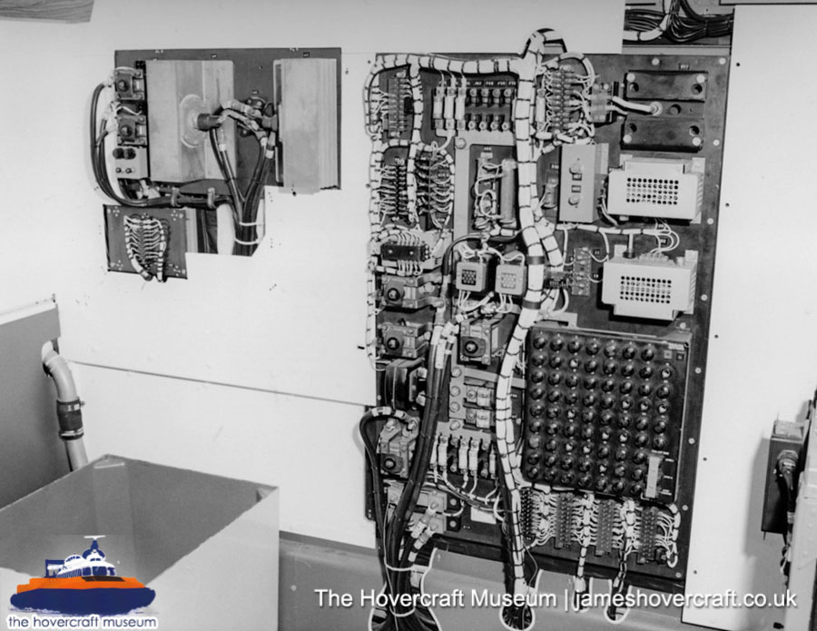 SRN6 close-up details - Circuitry (credit: The Hovercraft Museum Trust).