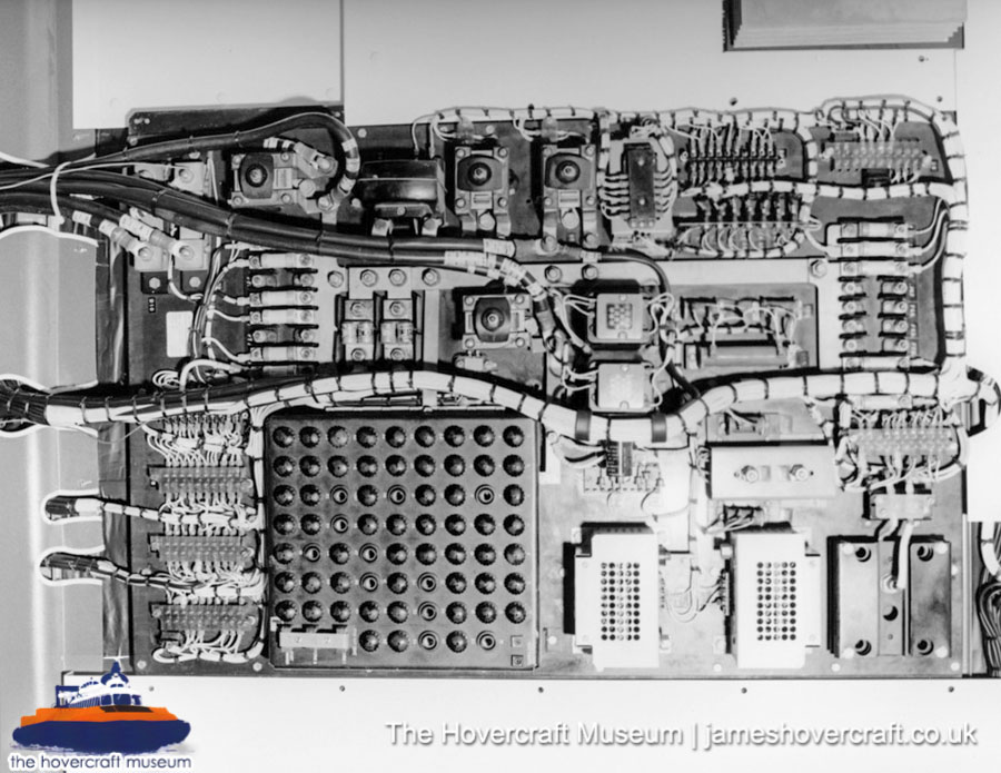 SRN6 close-up details - Circuitry (credit: The Hovercraft Museum Trust).