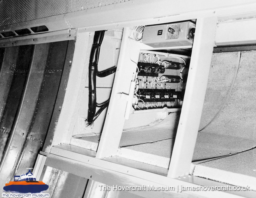 SRN6 close-up details - Electrical systems (credit: The Hovercraft Museum Trust).