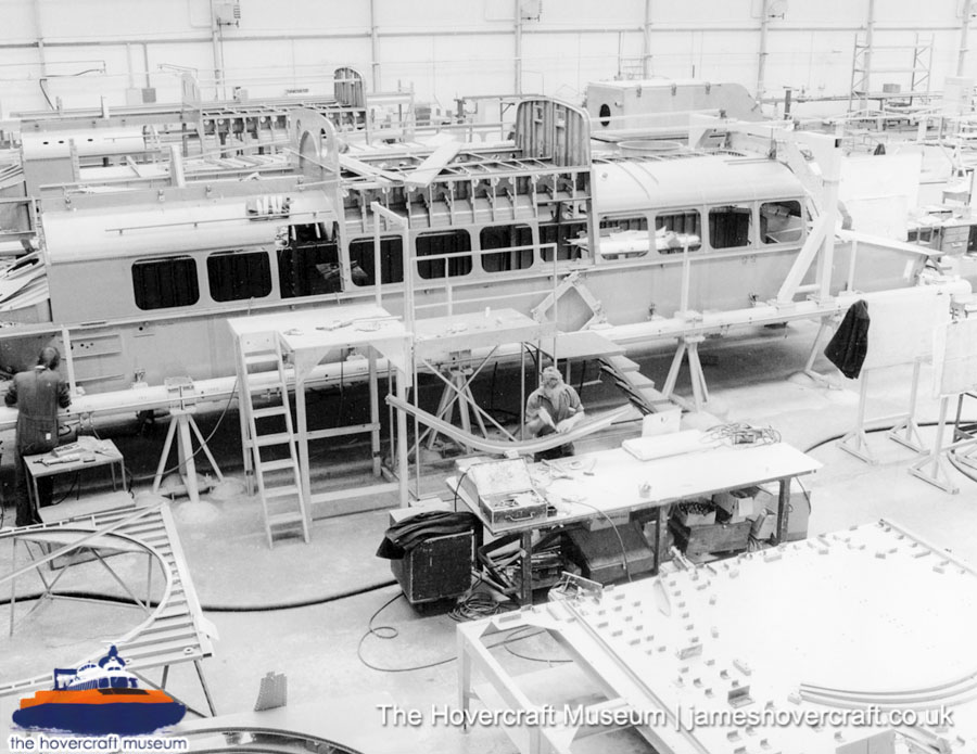 SRN6 close-up details - Factory (credit: The Hovercraft Museum Trust).
