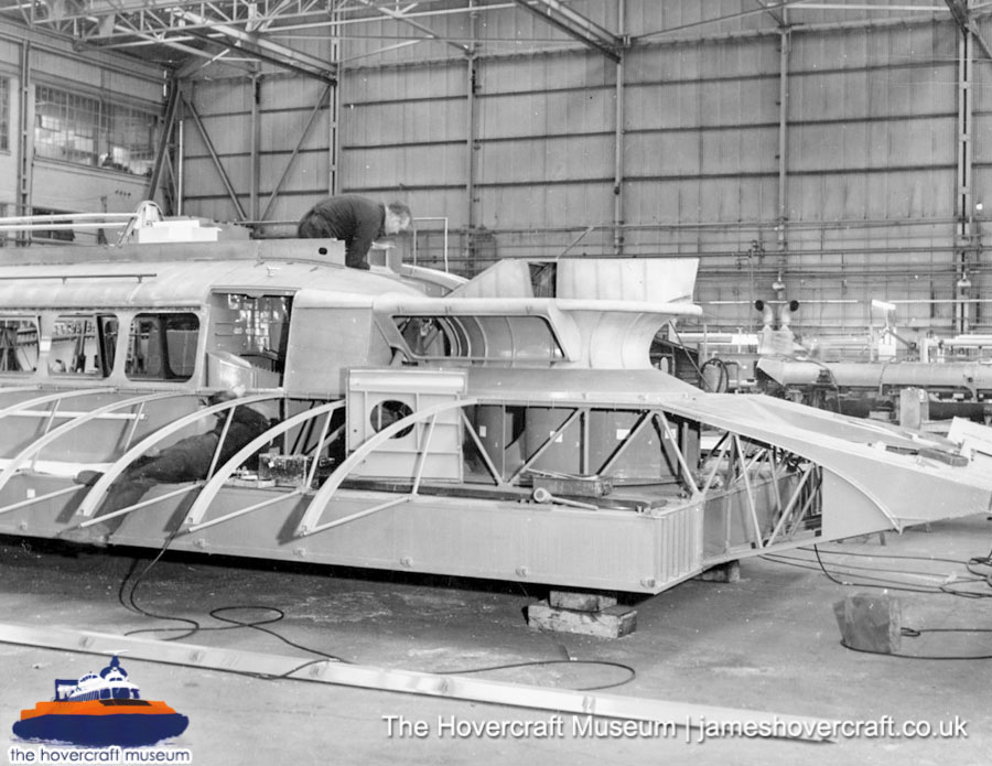 SRN6 close-up details - Factory (credit: The Hovercraft Museum Trust).