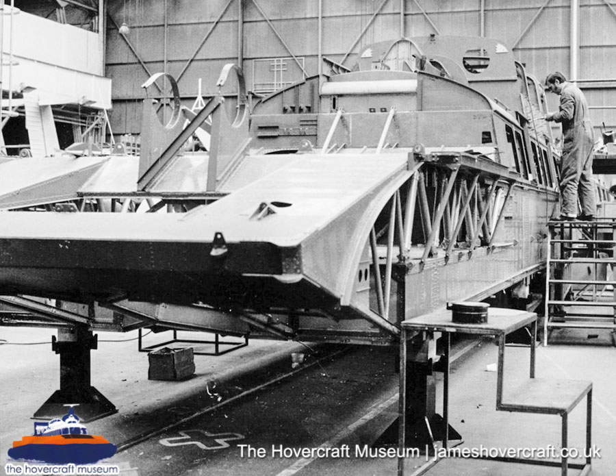 SRN6 close-up details - Factory (credit: The Hovercraft Museum Trust).
