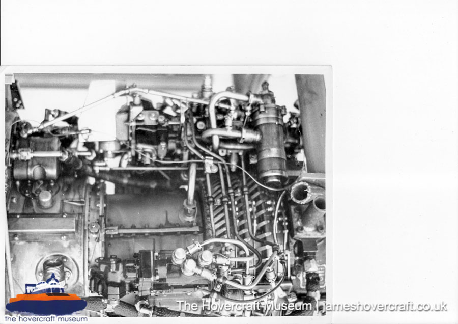 SRN6 close-up details - Hydraulics (credit: The Hovercraft Museum Trust).