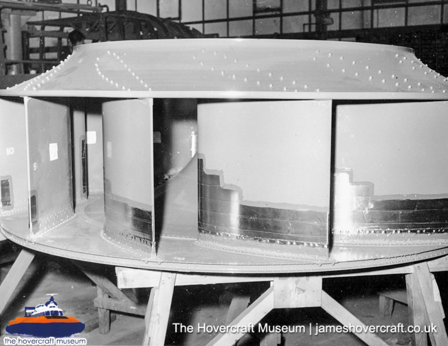 SRN6 close-up details - Lift-fan (credit: The Hovercraft Museum Trust).