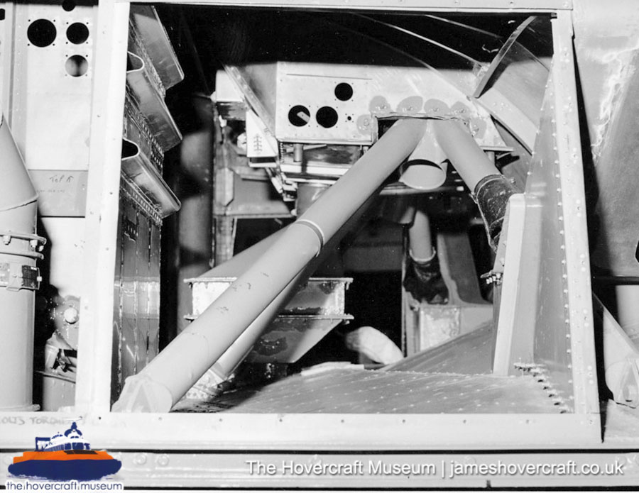 SRN6 close-up details - Plenum (credit: The Hovercraft Museum Trust).