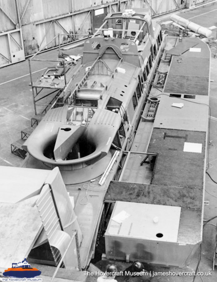 SRN6 close-up details - Roof (credit: The Hovercraft Museum Trust).
