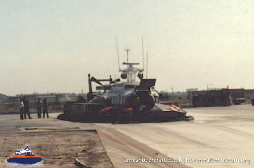 SRN6 with the Canadian Coastguard -  (credit: The <a href='http://www.hovercraft-museum.org/' target='_blank'>Hovercraft Museum Trust</a>).