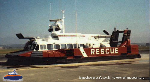 SRN6 with the Canadian Coastguard -  (credit: The <a href='http://www.hovercraft-museum.org/' target='_blank'>Hovercraft Museum Trust</a>).