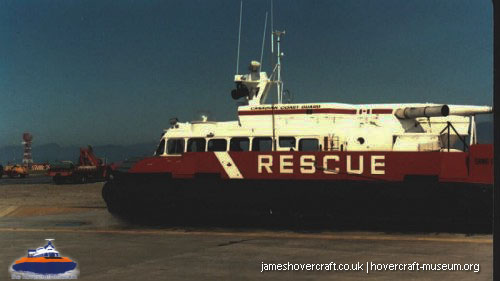 SRN6 with the Canadian Coastguard -  (credit: The <a href='http://www.hovercraft-museum.org/' target='_blank'>Hovercraft Museum Trust</a>).