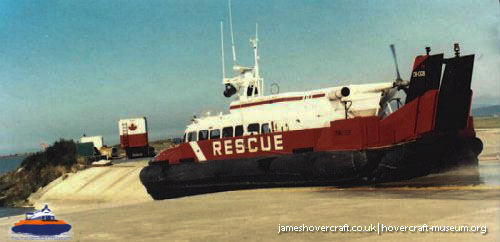 SRN6 with the Canadian Coastguard -  (credit: The <a href='http://www.hovercraft-museum.org/' target='_blank'>Hovercraft Museum Trust</a>).