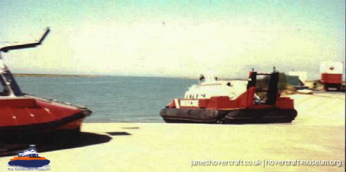 SRN6 with the Canadian Coastguard -  (credit: The <a href='http://www.hovercraft-museum.org/' target='_blank'>Hovercraft Museum Trust</a>).