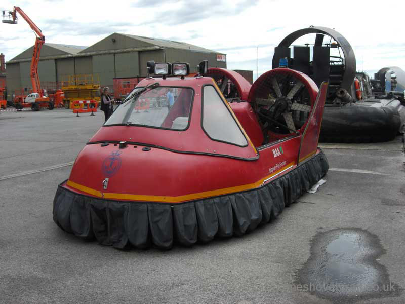 BAA's Hoverguard 80 at the 2011 Hovershow - BAA Heathrow Fire Department's old Hoverguard 80 at the Hovercraft Museum (credit: James Rowson).