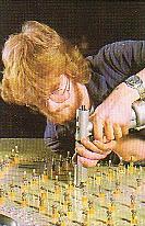 British Hovercraft Corporation promotional brochure  - Inset image - man riveting an SRN4 lift-fan, the world's largest centrifugal fan, together (credit: Peter Insole).